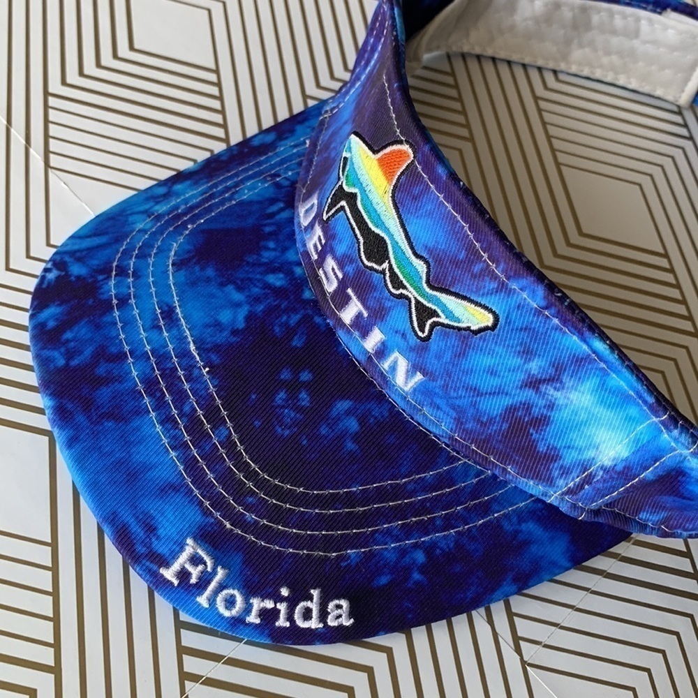 Blue Cap/Visor with Destin, Florida Design Size OS - Picture 2 of 8